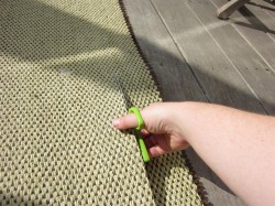 rejuvenate a frayed outdoor rug rejuvenate a frayed outdoor rug