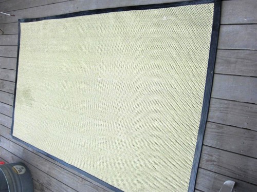 rejuvenate a frayed outdoor rug rejuvenate a frayed outdoor rug