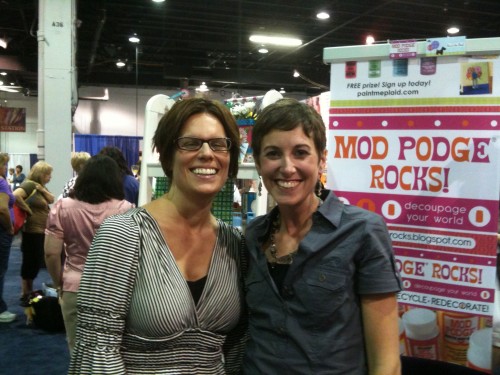 Candie and Amy from Plaid Enterprises