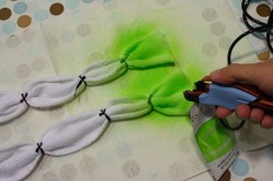ColorArtz airbrushed socks
