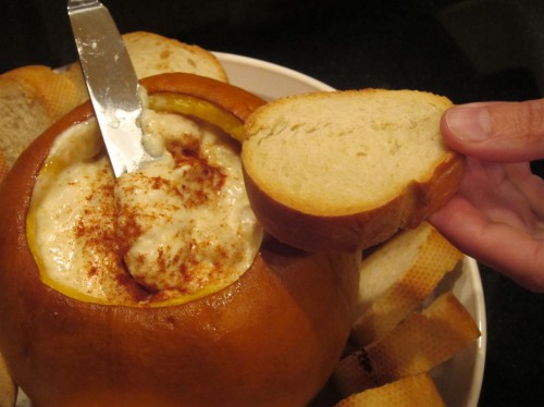 baked pumpkin cheese fondue baked pumpkin cheese fondue
