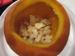 baked pumpkin cheese fondue baked pumpkin cheese fondue