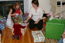 Christmas gift wrap box