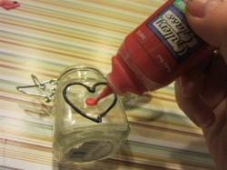 Valentine's Day jar of hearts Valentine's Day jar of hearts