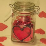 Jar of hearts for Valentine’s Day