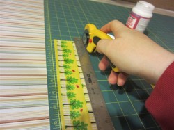 Mod Podge sewing machine case