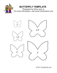 butterfly template