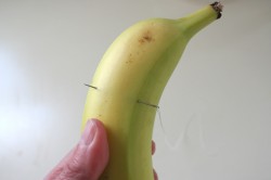 sliced banana trick