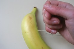 sliced banana trick
