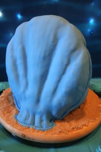under the sea oyster shell cake