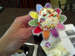 Daisy Scout cake pops