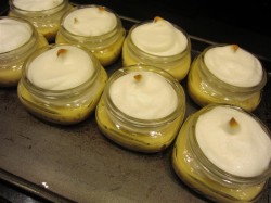 lemon meringue pie in a jar