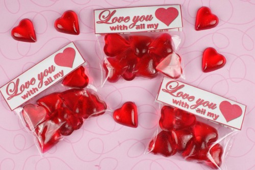 Valentine's Day heart candy Valentine's Day heart shaped candy
