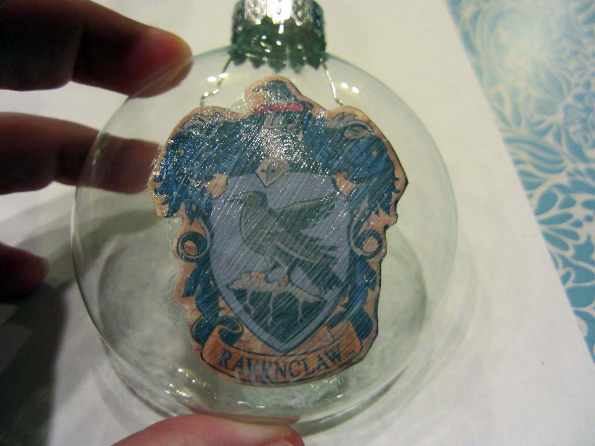 Harry Potter glitter ornaments | Chica and Jo