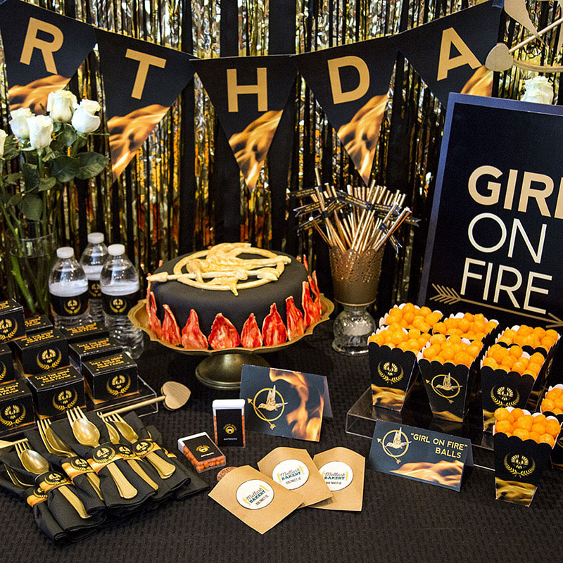 Hunger Games inspired party | Chica and Jo