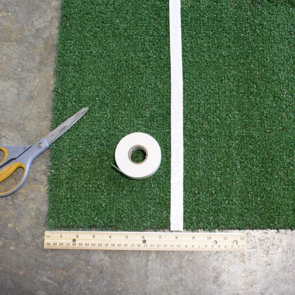 diy football field area rug