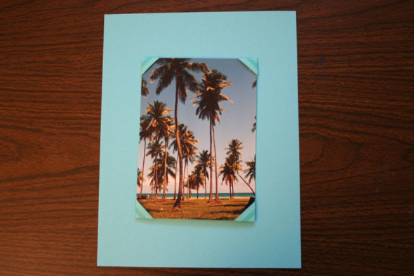 DIY photo corners