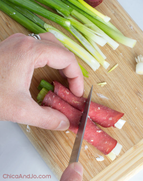 Dried Beef Roll-ups appetizers recipe