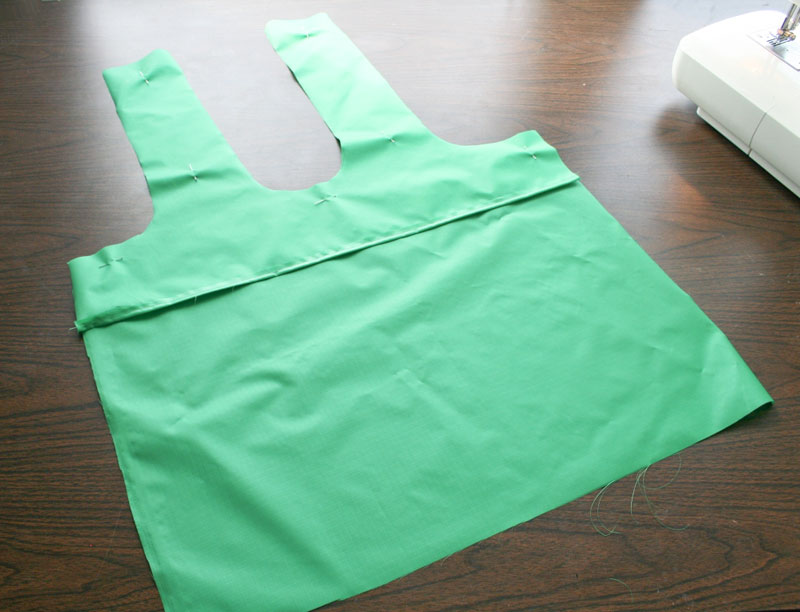 DIY Foldable Reusable Grocery Bags