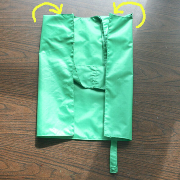 Make your own foldable reusable shopping bags