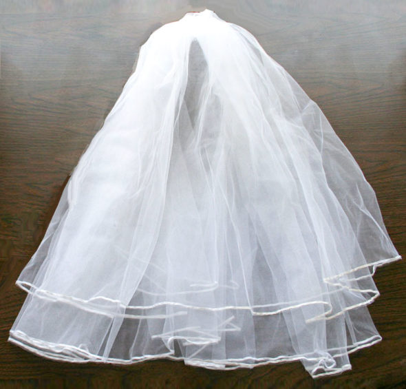 DIY how to make your own wedding veil