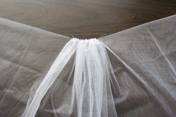 DIY how to make your own wedding veil