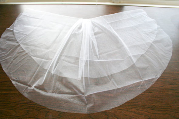 DIY how to make your own wedding veil