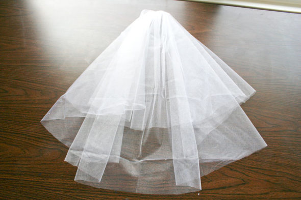 DIY how to make your own wedding veil