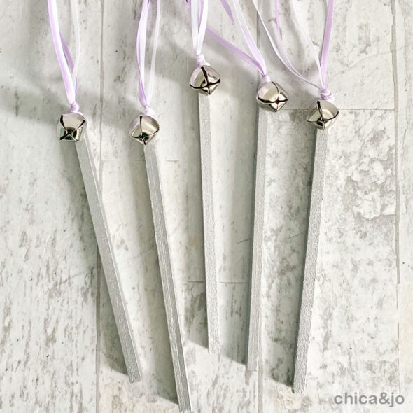 Ribbon Wands with Bells for a Wedding Send-off