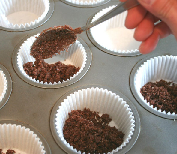 Copycat Thin Mints Girl Scout cookies cupcakes