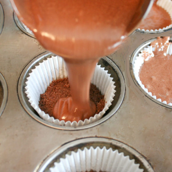 Copycat Thin Mints Girl Scout cookies cupcakes