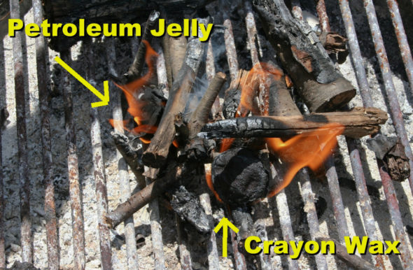 Make your own recycled campfire starters