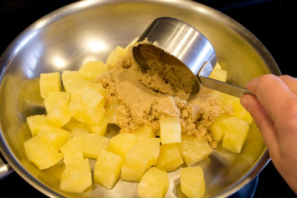 caramelized pineapple recipe