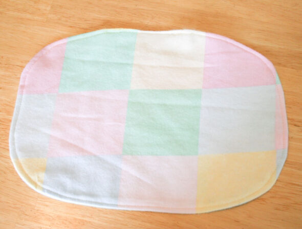 DIY easy-sew baby burp cloths