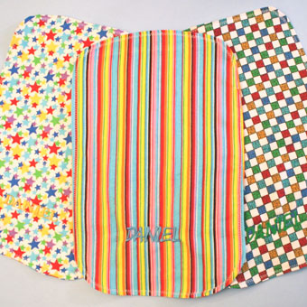 DIY Easy-sew Baby Burp Cloths