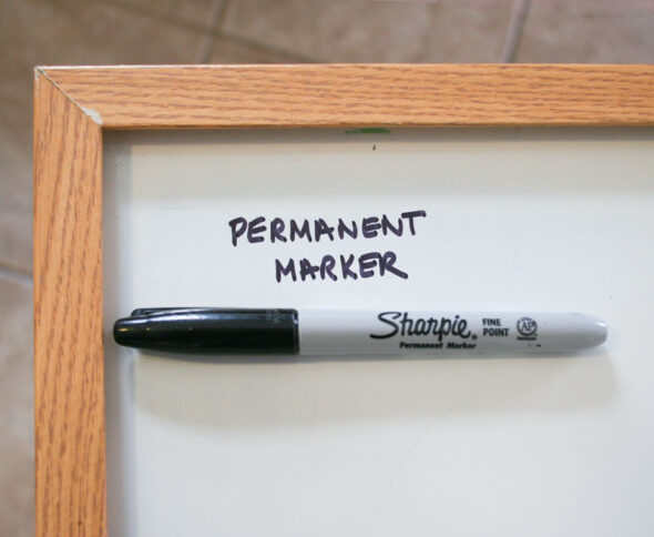 How to Remove Permanent Marker from a Dry Erase Board