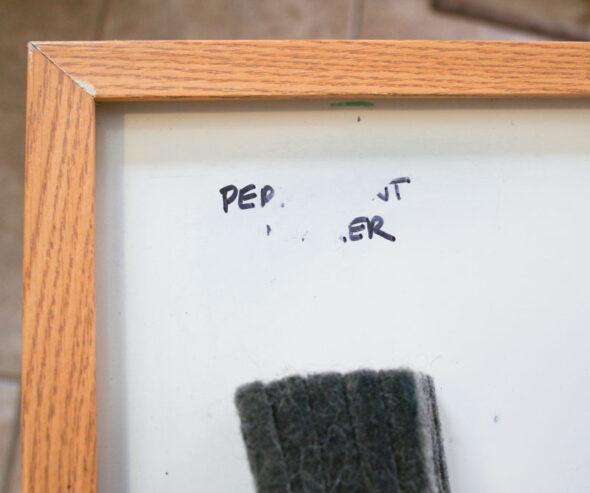 How to remove permanent marker from a dry erase board