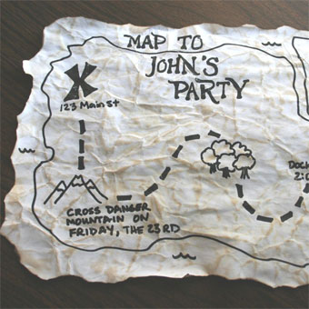 Make a Pirate Party Invitation