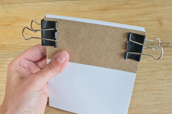 make your own notepads with padding compound