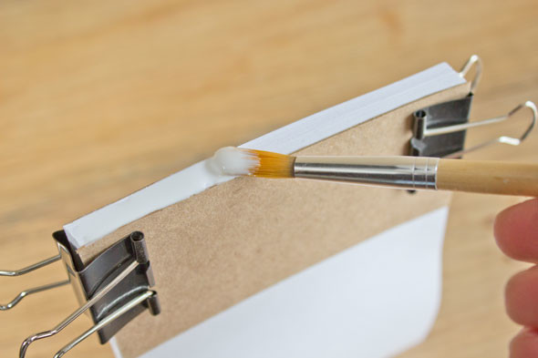 make your own notepads with padding compound