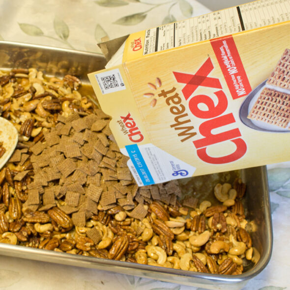 bold and spicy chex mix recipe - wheat chex