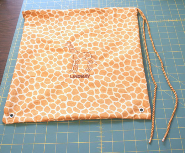 How to make a drawstring backpack