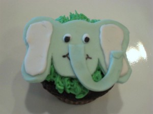 zoo animal cupcakes