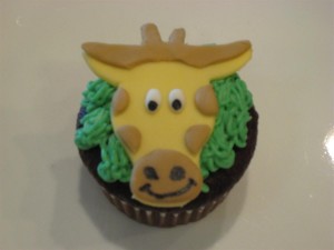 zoo animal cupcakes