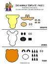 Zoo animal template - page 2