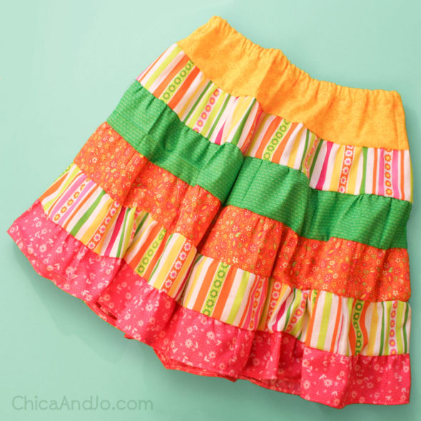 How to Sew a Tiered, Ruffled Skirt