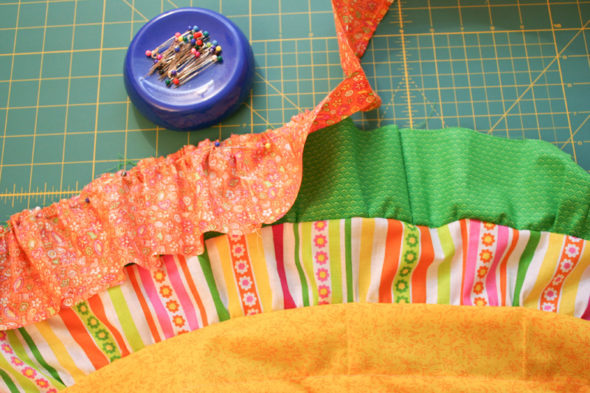 How to sew a tiered, ruffled skirt