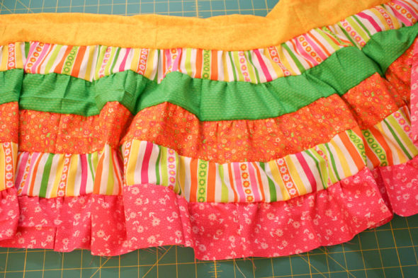 How to sew a tiered, ruffled skirt