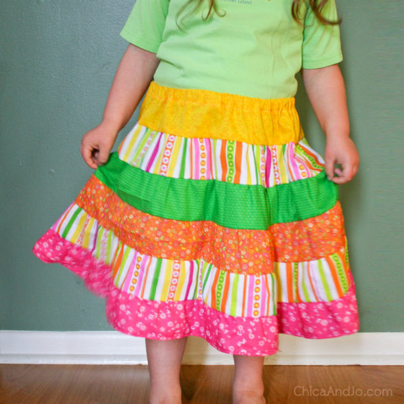 How to sew a tiered, ruffled skirt