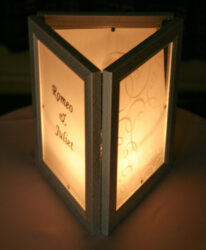 Candlelight luminaria centerpieces for your wedding | Chica and Jo